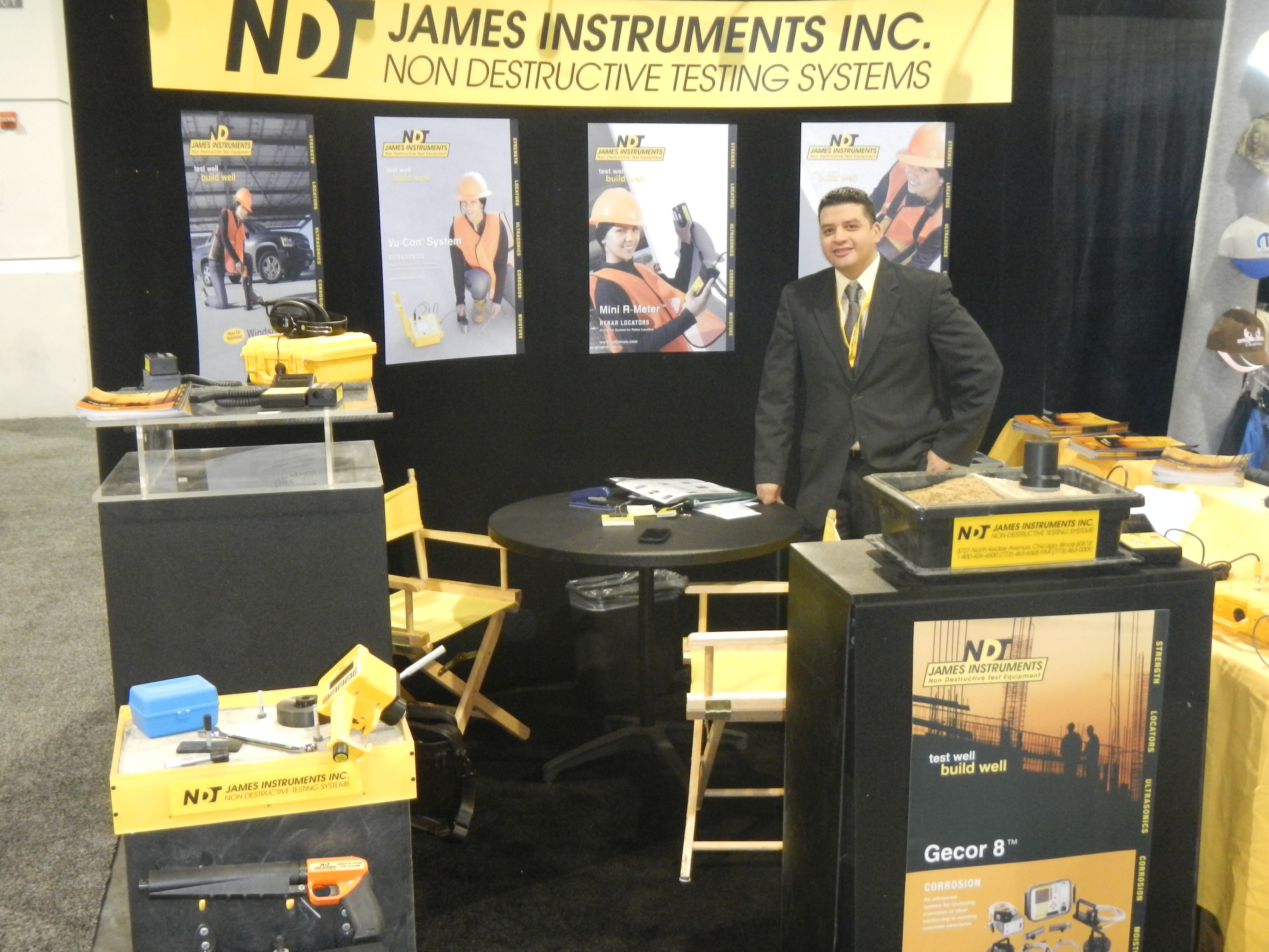  Michael Hoag of James Instruments @ World of Concrete