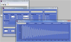 Veelinx™ Software showing waveform, control panel and data